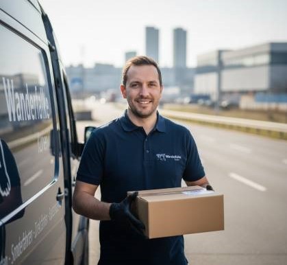 Lieferung von Paketen oder persönlichen Gegenständen - Lieferung direkt an die Tür. Lieferung am gleichen Tag. Lieferung von Paketen oder persönlichen Gegenständen - Lieferung direkt an die Tür. Lieferung am gleichen Tag.